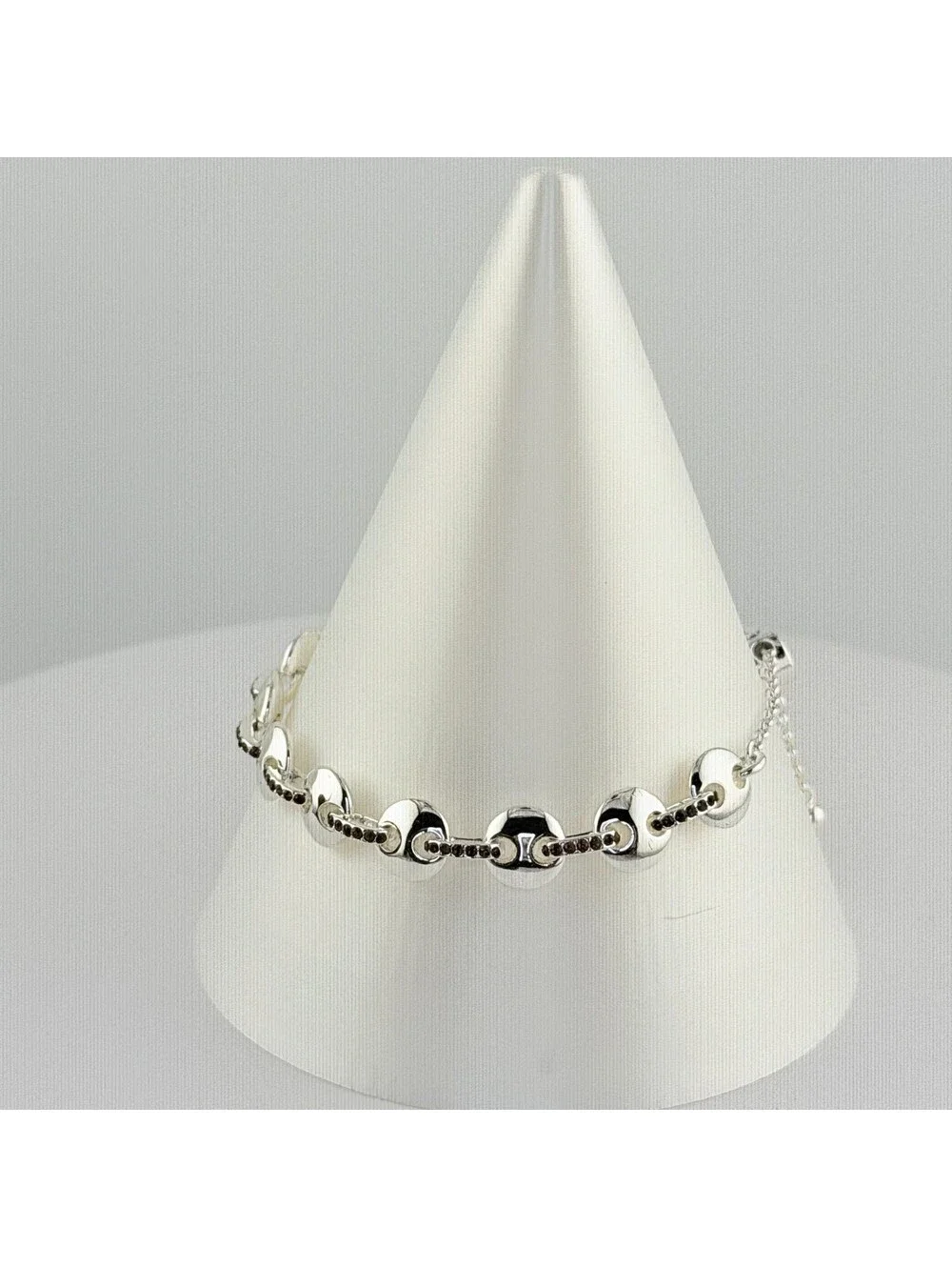 Bomb Party Single Stack Bracelet - on Silver Plating #139